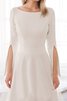 A-Linie Unverwechselbar Normale Taille Einfaches Brautkleid mit Langen Ärmeln - 3