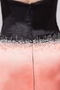 Vorne geschlitztes Perlenbesetztes bodenlanges Abendkleid mit Nackenband - 5
