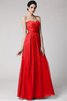 Robe demoiselle d'honneur plissage longue au drapée fermeutre eclair de fourreau - 24