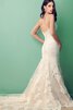 Elegante Vestido de Novia de Escote Corazón de Baja escote en V de Sin mangas - 2