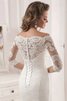 Klassisches Organza Gericht Schleppe luxus bodenlanges Brautkleid mit Rücken Schnürung - 5