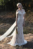 Besondere Strand Ärmelloses Outdoor Swing Brautkleid - 1