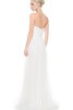 Abito da Sposa in Organza Cerniera Naturale con Piega a Spiaggia con Increspato - 2