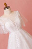 Robe de mariée fabuleux de traîne courte moderne intemporel naturel - 4