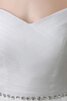Abito da Sposa con Mezze Maniche A-Line Lungo in Tulle in pizzo con Increspato - 5