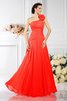 Chiffon Prinzessin Bodenlanges Brautjungfernkleid mit Plissierungen ohne Ärmeln - 22