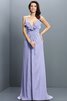 Vestido de Dama de Honor de Corte-A de Corte princesa de Cremallera de Plisado - 17