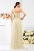 Vestido de Dama de Honor de Corte-A de Hasta el suelo de Cremallera de Largo - 30