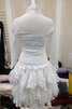 Spitze Herz-Ausschnitt trägerlos legeres Brautkleid mit Jacke mit Rüschen - 4