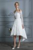 Robe de mariée fermeutre eclair splendide intemporel facile plissé - 5
