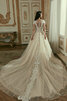 Robe de mariée charmant avec décoration dentelle de princesse formelle longue - 2