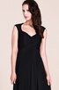 Robe demoiselle d'honneur plissé luxueux fermeutre eclair v encolure - 6