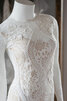Robe de mariée de traîne courte distinctif longueru au niveau de sol romantique naturel - 5