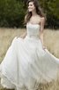 Sweep train Ärmelloses Herz-Ausschnitt modisches bodenlanges bezauberndes Brautkleid - 1