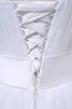 Herz-Ausschnitt normale Taille Perlenbesetztes schulterfrei A-Line bodenlanges Brautkleid - 4
