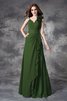 Vestido de Dama de Honor de Corte princesa en Gasa de Flores de Sin mangas - 1