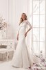 Elegantes romantisches Brautkleid mit Rücken Schnürung mit Knöpfen - 1