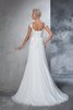 Robe de mariée intemporel longue grandes bretelles en chiffon avec perle - 2