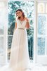 Robe de mariée plissé naturel facile avec chiffon fermeutre eclair - 2