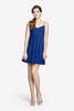 Robe demoiselle d'honneur courte en chiffon bretelles spaghetti ruché - 2