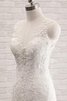 Robe de mariée modeste formelle v encolure de sirène sans empire - 3