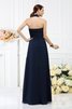 A-Line Prinzessin Drapiertes Chiffon Ärmelloses Brautjungfernkleid - 30