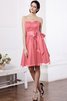 Vestido de Dama de Honor de Corte princesa de Corte-A de Escote Corazón con Cintas - 26