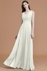A Linie Prinzessin Normale Taille Ärmelloses Bodenlanges Brautjungfernkleid - 22