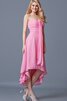 Reißverschluss Chiffon Empire Taille a linie bescheidenes schick Brautjungfernkleid - 3