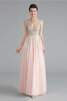 Vestido de Fiesta en Estire Satin de Sin mangas de Gran venta de Natural - 4