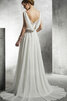 Abito da sposa attraente con perline sogno premaman cerniera alta vita - 2