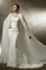 Robe de mariée col en forme de cœur captivant longue romantique discrete - 1