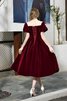 Ehrenvoll Normale Taille Pompöse Romantisches Ballkleid mit Kurzen Ärmeln - 7