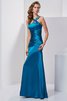 Vestido de Fiesta de Abalorio de Cremallera de Escote de Tirantes Espaguetis - 1