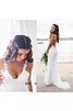 Abito da Sposa a Spiaggia in pizzo in Pizzo Schiena Nuda seducente Elegante - 1