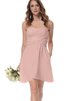 Robe demoiselle d'honneur ruché ligne a en chiffon entrecroisé - 3