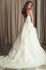 Elegante Vestido de Novia de Cremallera de Largo de Cola Barriba - 2