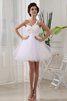 Abito dal Dolce Sedici Conotta Cuore mini A-Line con Criss-cross in Tulle - 3