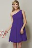 Normale Taille Prinzessin Ein Schulterfreies Knielanges Kurzes Brautjungfernkleid - 24