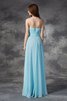 Normale Taille A-Line Chiffon Bodenlanges Anständiges Brautjungfernkleid - 30