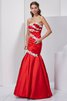 Meerjungfrau Stil Ärmelloses Empire Taille Herz-Ausschnitt Abendkleid aus Chiffon - 1