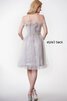Robe demoiselle d'honneur plissé textile en tulle ceinture ruché a-ligne - 6