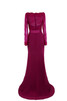Clasico Vestido de Madrina de Corte princesa en Encaje y Gasa de Exclusivo - 5