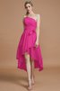 Abito da Damigella Asimmetrico Asimmetrici Mini in Chiffon A-Line - 16