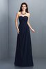 Vestido de Dama de Honor de Corte princesa de Cremallera de Plisado - 1