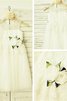 A-Line Normale Taille Bodenlanges Blumenmädchenkleid ohne Ärmeln aus Tüll - 5