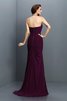 Meerjungfrau Stil Ärmelloses Chiffon Bodenlanges Brautjungfernkleid mit Empire Taille - 30