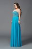 Normale Taille Bodenlanges Sittsames Formelles Ballkleid mit Reißverschluss - 3