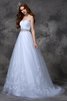 A Linie Empire Taille Ärmelloses Modern Extravagantes Brautkleid - 5