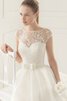 Abito da Sposa originale a Chiesa Coda A Strascico Corto retro largo Schiena Nuda - 3